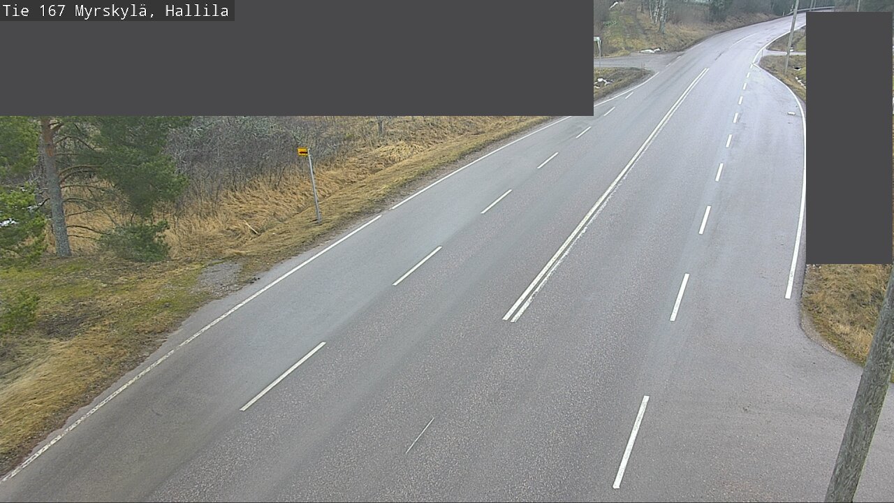 Weather Camera Image Road 167 Myrskylä, Hallila, Myrskylä, Uusimaa