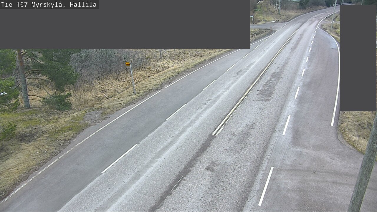 Weather Camera Image Road 167 Myrskylä, Hallila, Myrskylä, Uusimaa