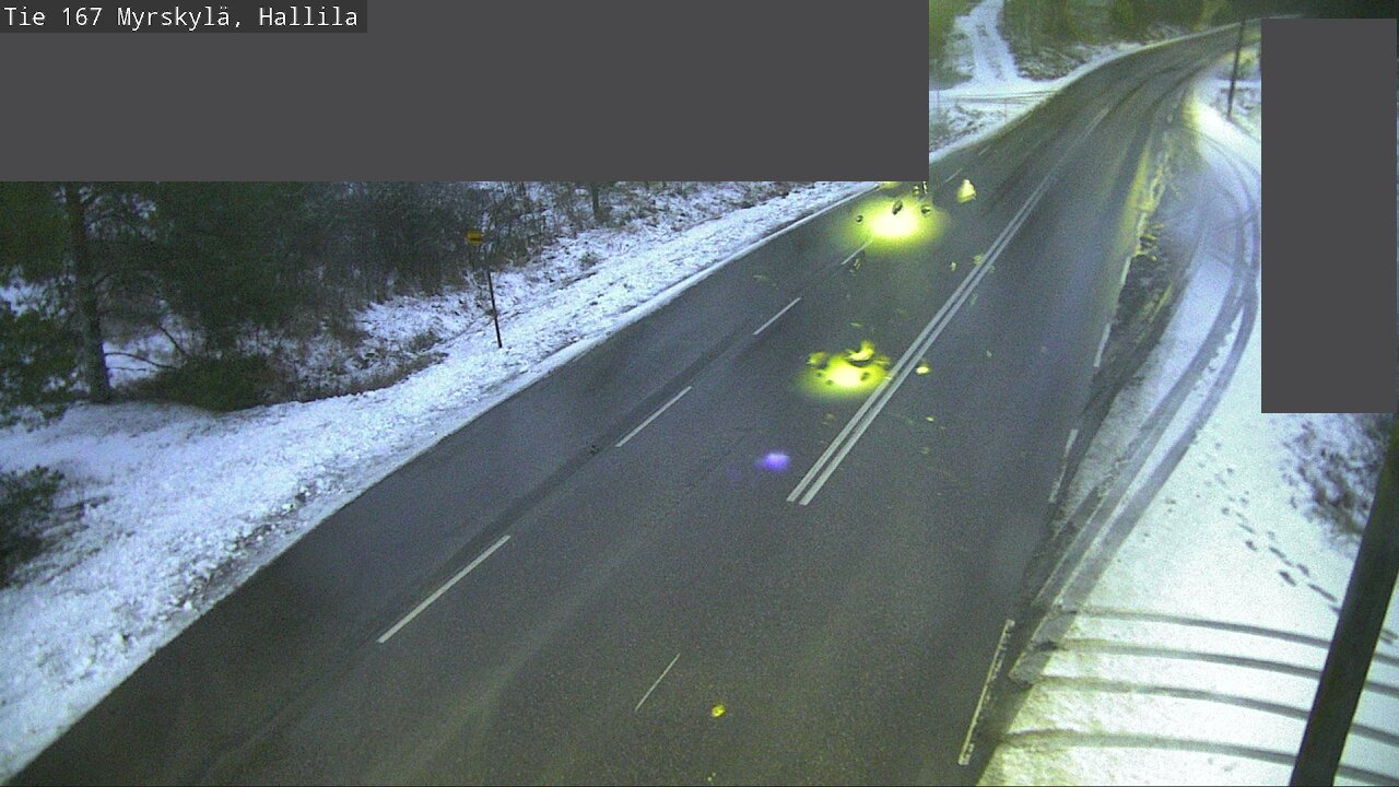 Weather Camera Image Väg 167 Myrskylä, Hallila, Myrskylä, Uusimaa