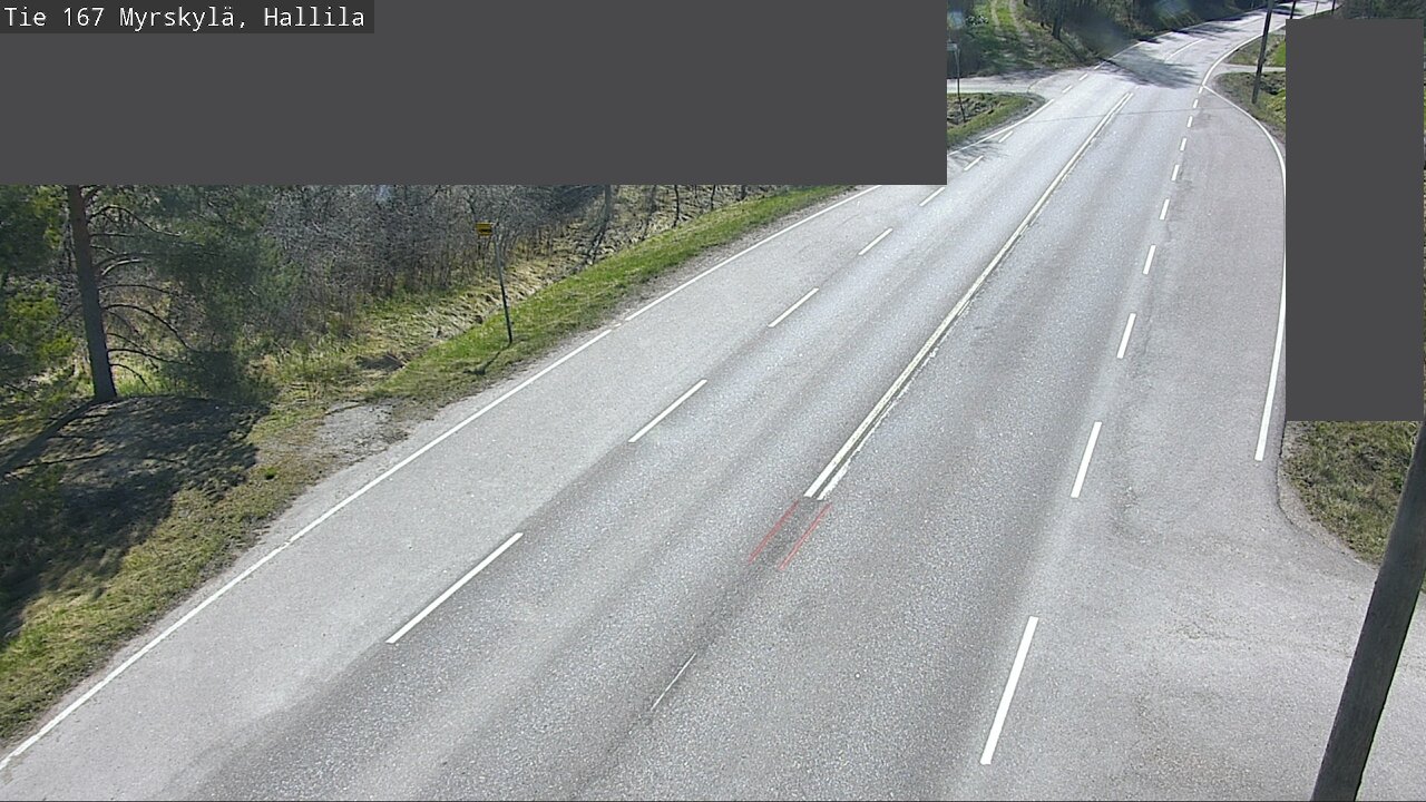 Weather Camera Image Väg 167 Myrskylä, Hallila, Myrskylä, Uusimaa
