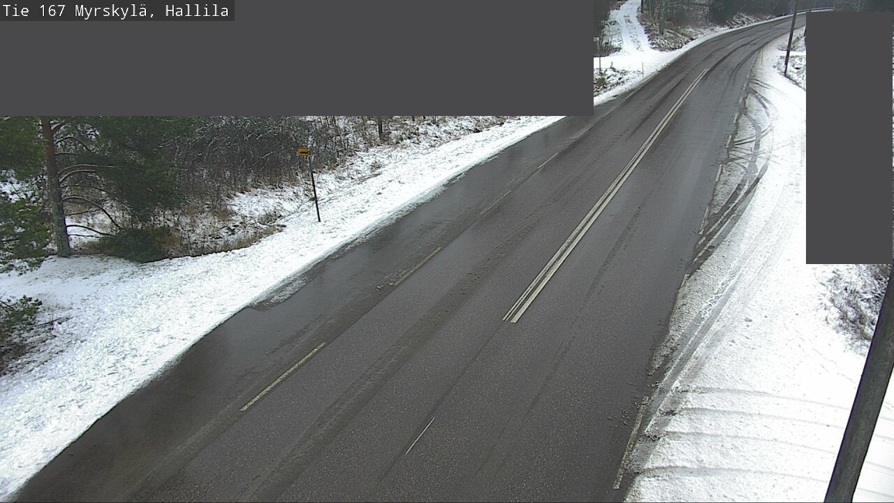 Weather Camera Image Väg 167 Myrskylä, Hallila, Myrskylä, Uusimaa