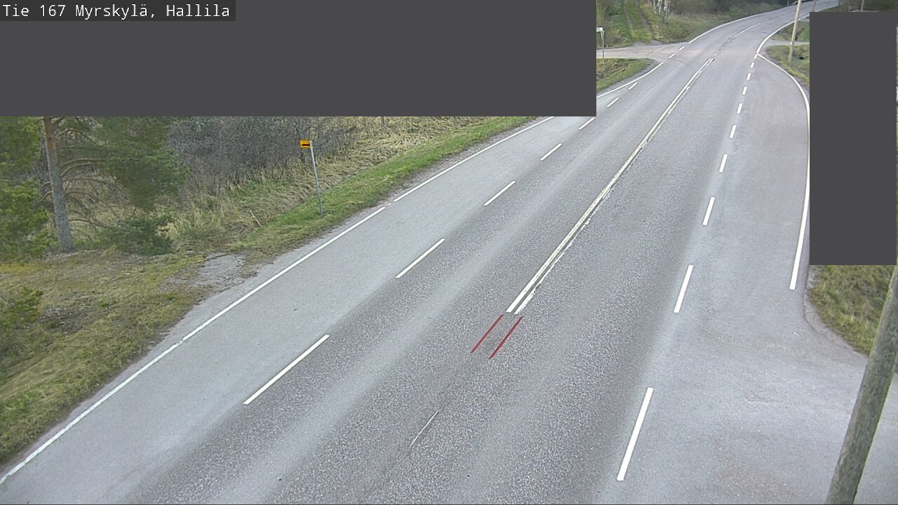 Weather Camera Image Road 167 Myrskylä, Hallila, Myrskylä, Uusimaa