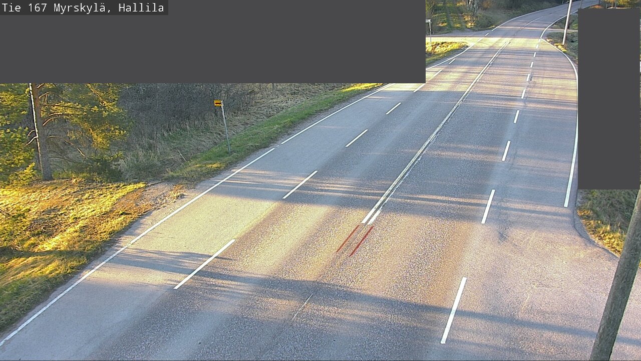 Weather Camera Image Road 167 Myrskylä, Hallila, Myrskylä, Uusimaa