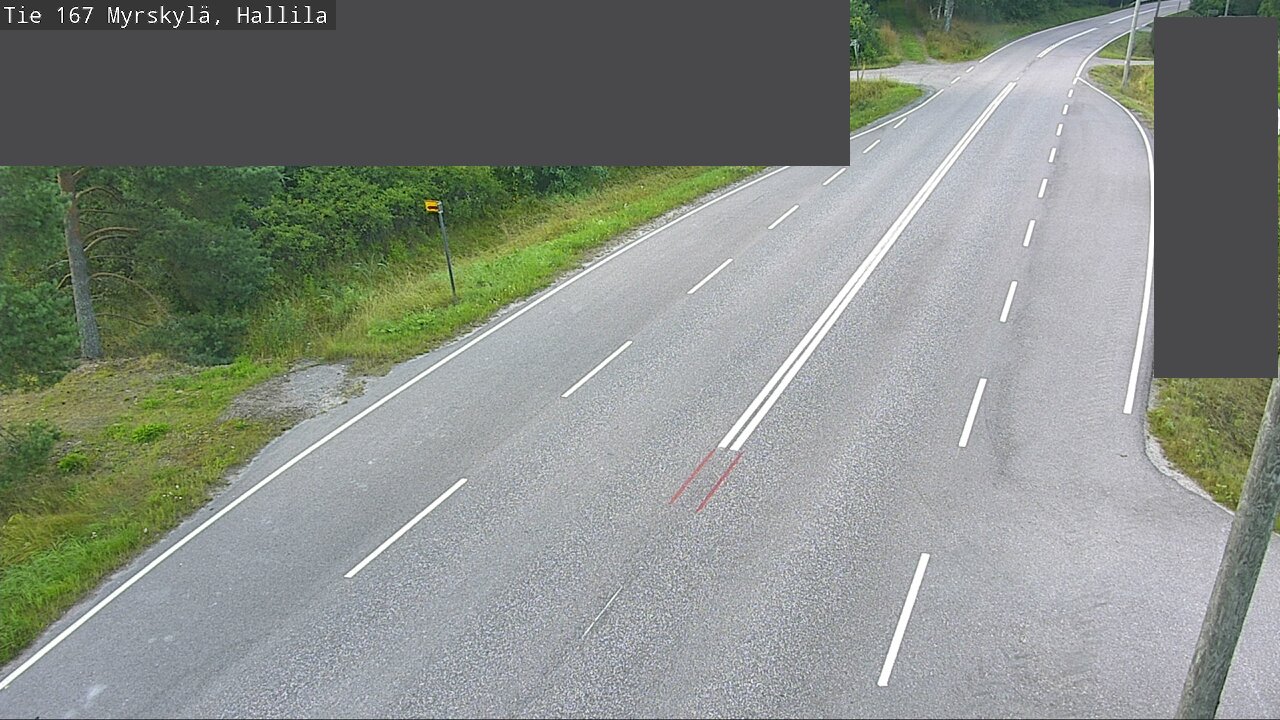 Weather Camera Image Road 167 Myrskylä, Hallila, Myrskylä, Uusimaa