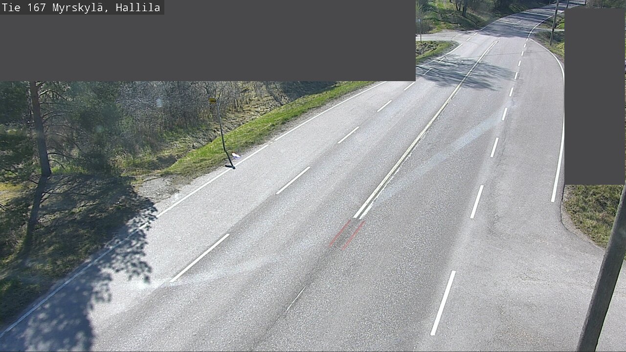 Weather Camera Image Väg 167 Myrskylä, Hallila, Myrskylä, Uusimaa
