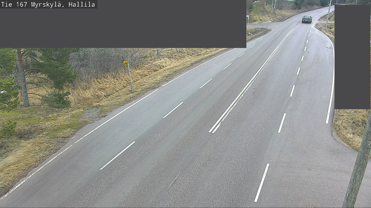Weather Camera Image Road 167 Myrskylä, Hallila, Myrskylä, Uusimaa