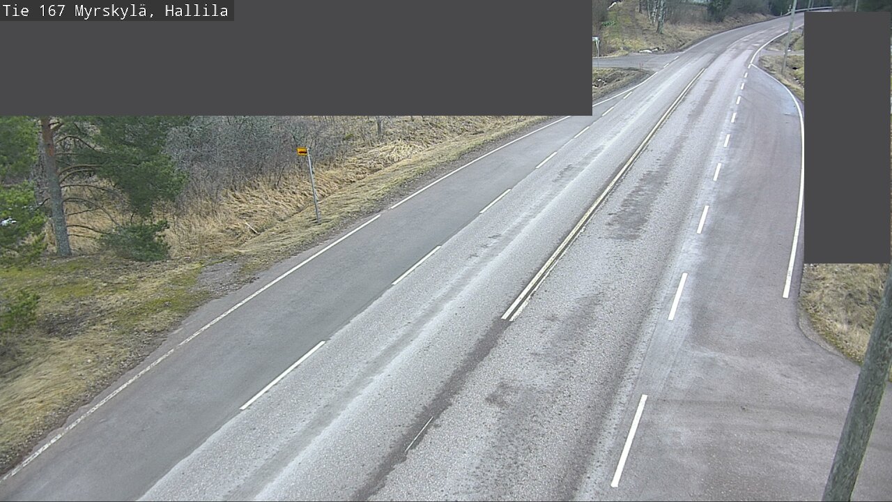 Weather Camera Image Road 167 Myrskylä, Hallila, Myrskylä, Uusimaa