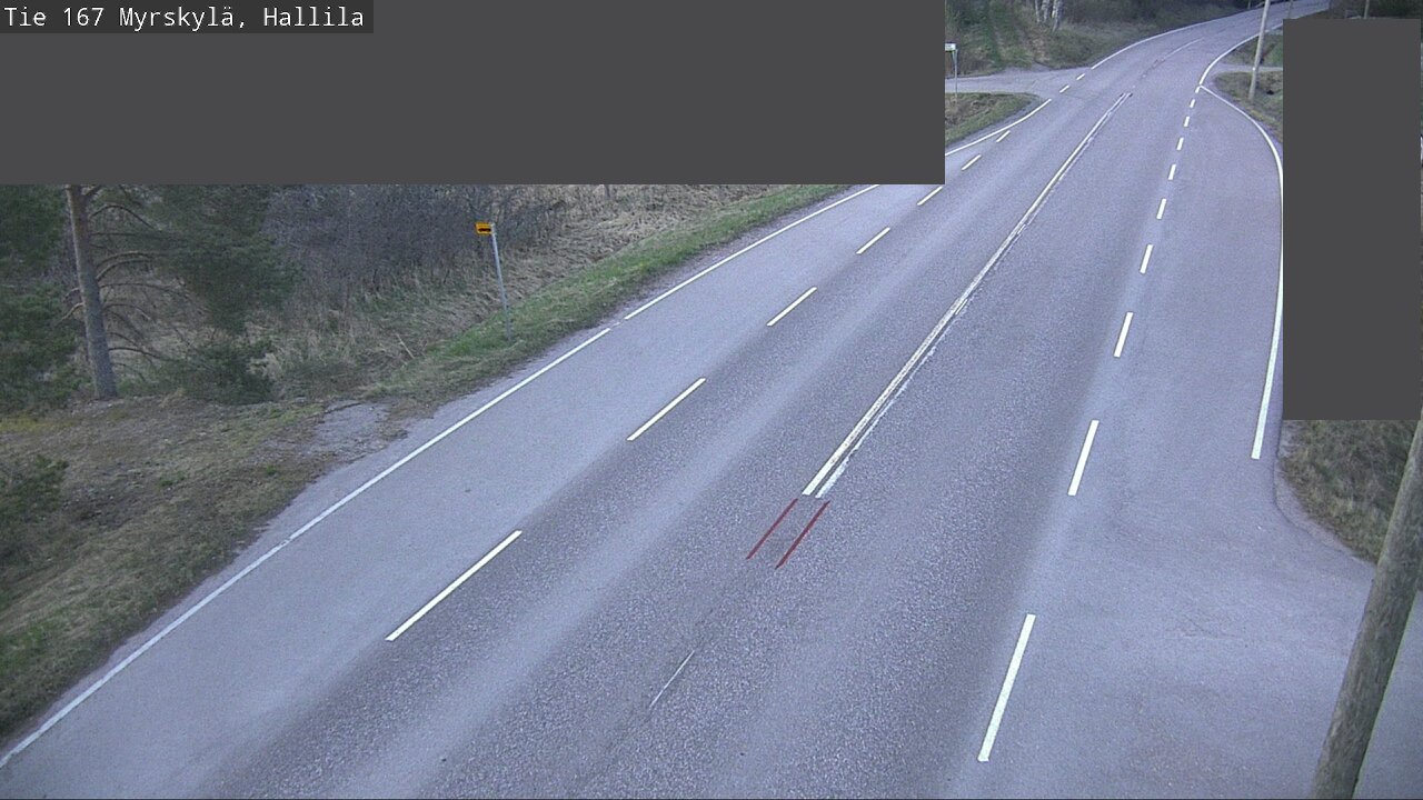 Weather Camera Image Road 167 Myrskylä, Hallila, Myrskylä, Uusimaa
