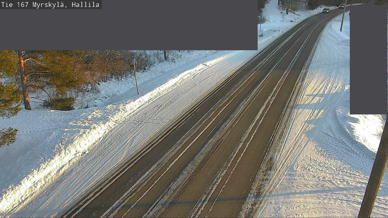 Weather Camera Image Road 167 Myrskylä, Hallila, Myrskylä, Uusimaa