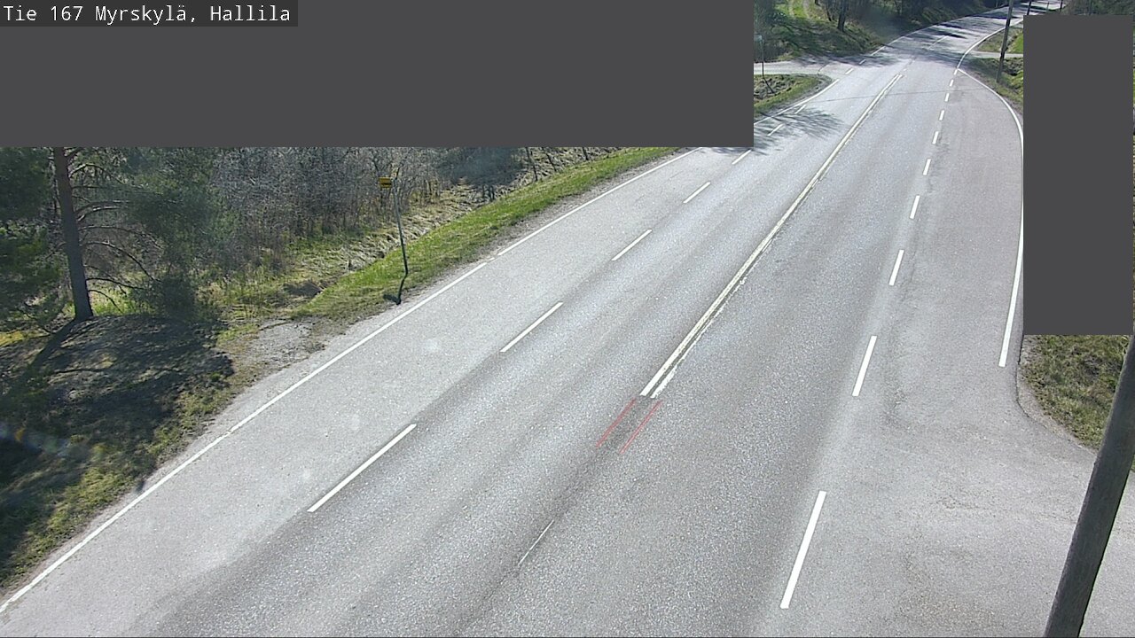 Weather Camera Image Väg 167 Myrskylä, Hallila, Myrskylä, Uusimaa