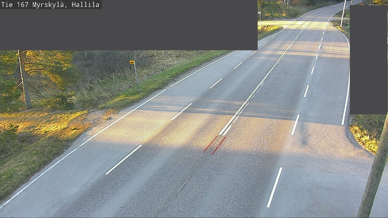 Weather Camera Image Road 167 Myrskylä, Hallila, Myrskylä, Uusimaa