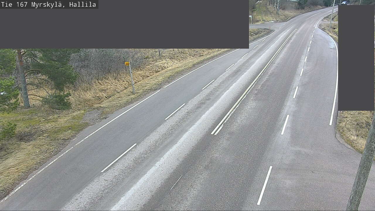 Weather Camera Image Road 167 Myrskylä, Hallila, Myrskylä, Uusimaa
