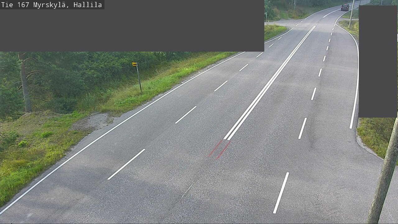 Weather Camera Image Road 167 Myrskylä, Hallila, Myrskylä, Uusimaa