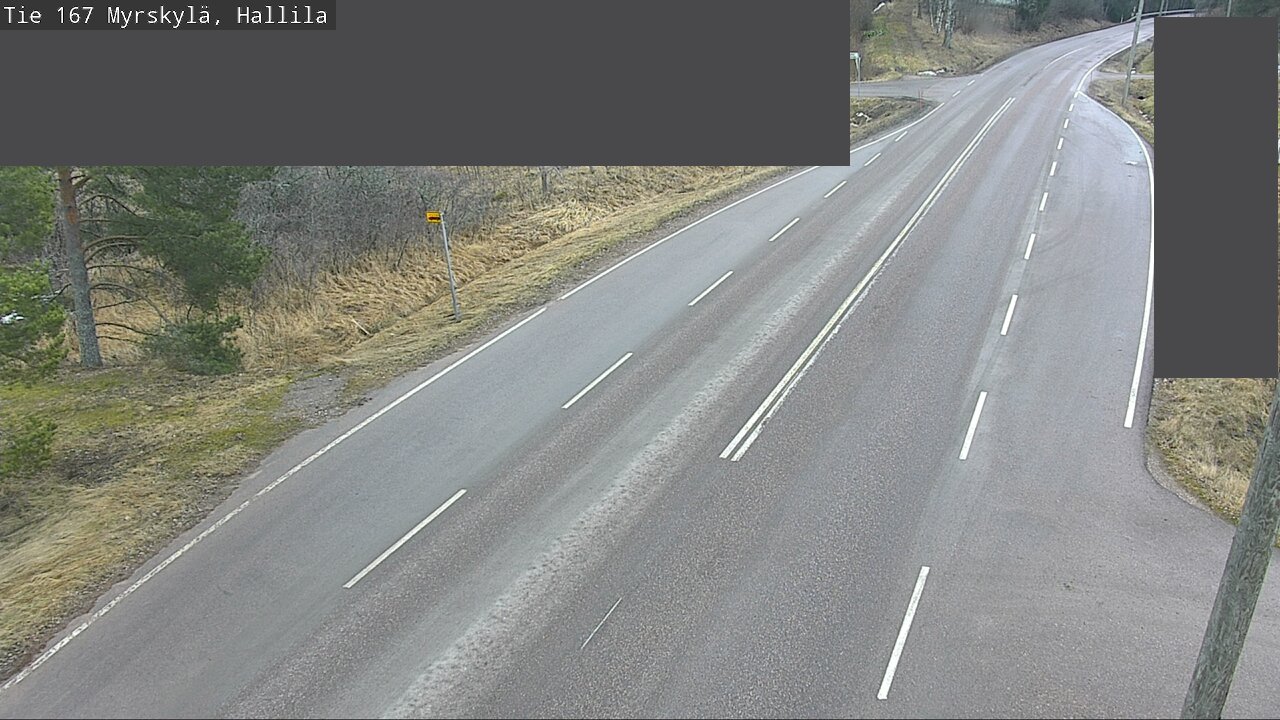 Weather Camera Image Road 167 Myrskylä, Hallila, Myrskylä, Uusimaa