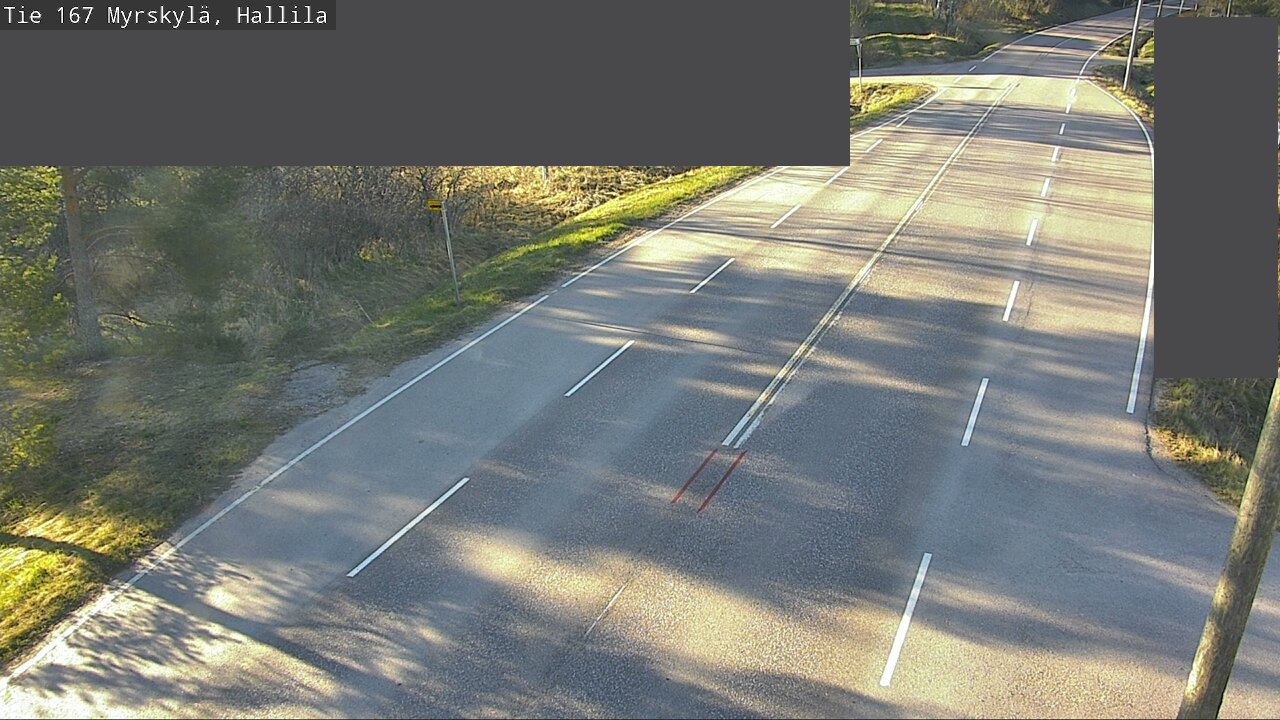 Weather Camera Image Väg 167 Myrskylä, Hallila, Myrskylä, Uusimaa