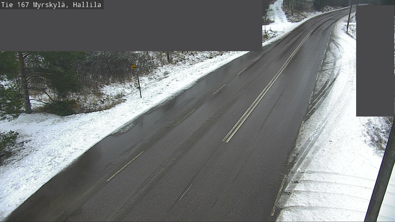 Weather Camera Image Väg 167 Myrskylä, Hallila, Myrskylä, Uusimaa