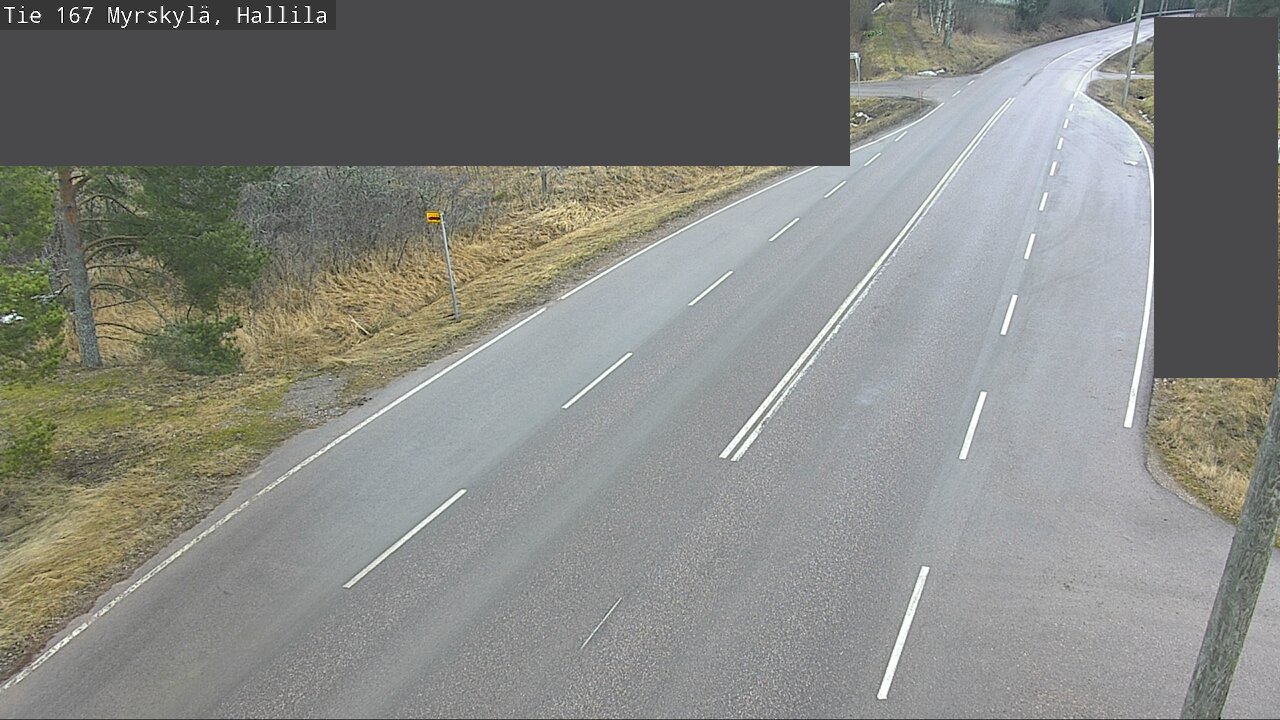 Weather Camera Image Road 167 Myrskylä, Hallila, Myrskylä, Uusimaa