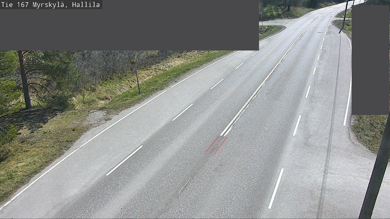 Weather Camera Image Väg 167 Myrskylä, Hallila, Myrskylä, Uusimaa