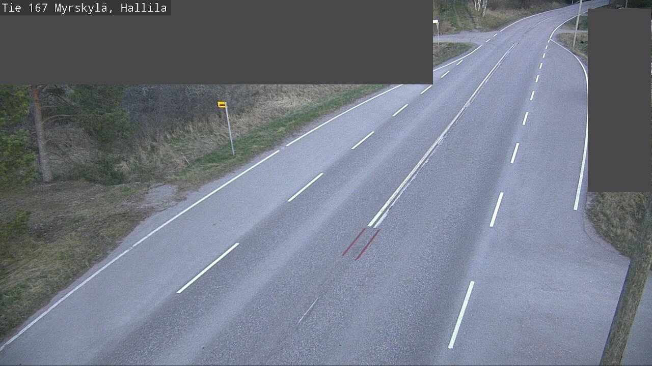 Weather Camera Image Road 167 Myrskylä, Hallila, Myrskylä, Uusimaa