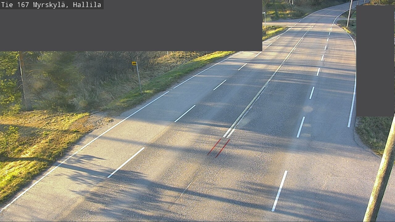 Weather Camera Image Road 167 Myrskylä, Hallila, Myrskylä, Uusimaa