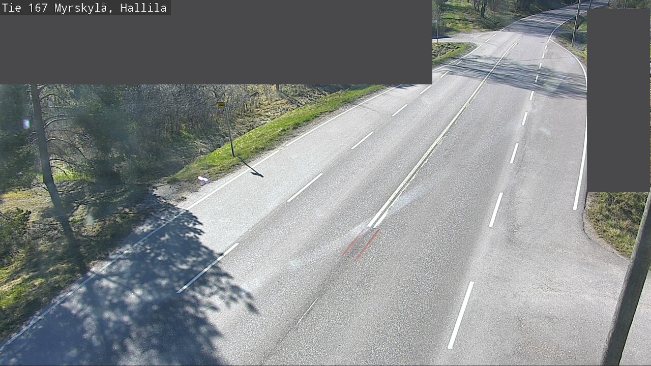 Weather Camera Image Väg 167 Myrskylä, Hallila, Myrskylä, Uusimaa