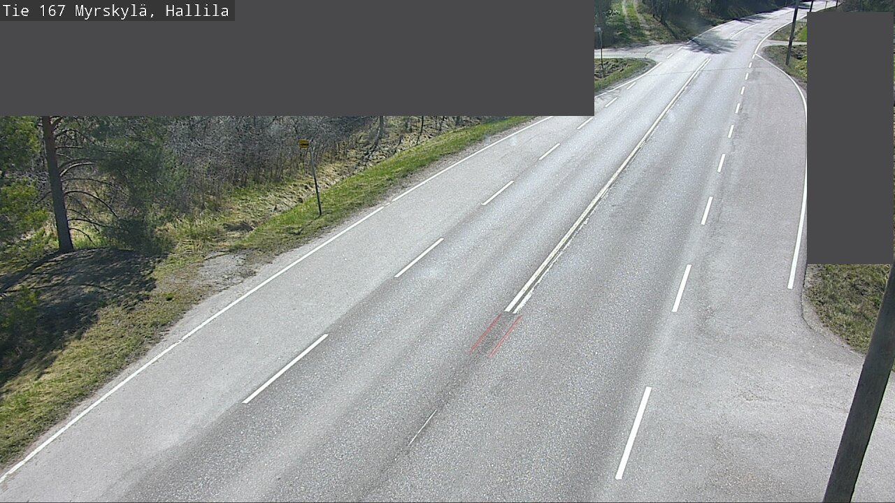 Weather Camera Image Väg 167 Myrskylä, Hallila, Myrskylä, Uusimaa