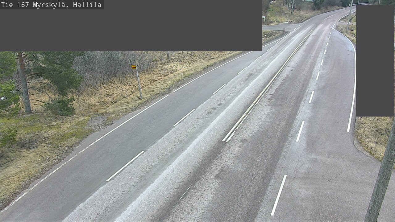 Weather Camera Image Road 167 Myrskylä, Hallila, Myrskylä, Uusimaa