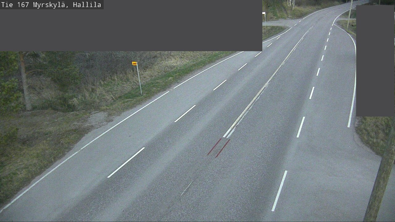 Weather Camera Image Road 167 Myrskylä, Hallila, Myrskylä, Uusimaa