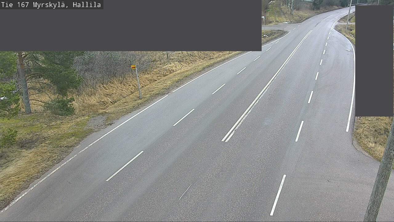 Weather Camera Image Road 167 Myrskylä, Hallila, Myrskylä, Uusimaa