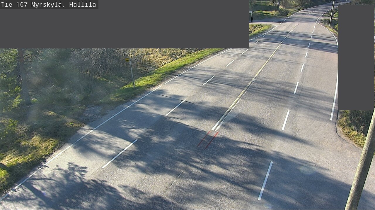 Weather Camera Image Väg 167 Myrskylä, Hallila, Myrskylä, Uusimaa