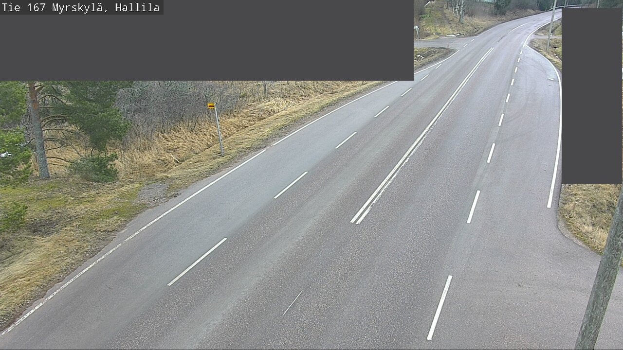 Weather Camera Image Road 167 Myrskylä, Hallila, Myrskylä, Uusimaa