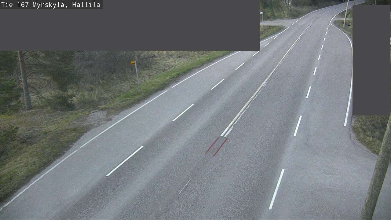 Weather Camera Image Road 167 Myrskylä, Hallila, Myrskylä, Uusimaa