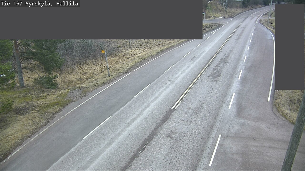 Weather Camera Image Väg 167 Myrskylä, Hallila, Myrskylä, Uusimaa