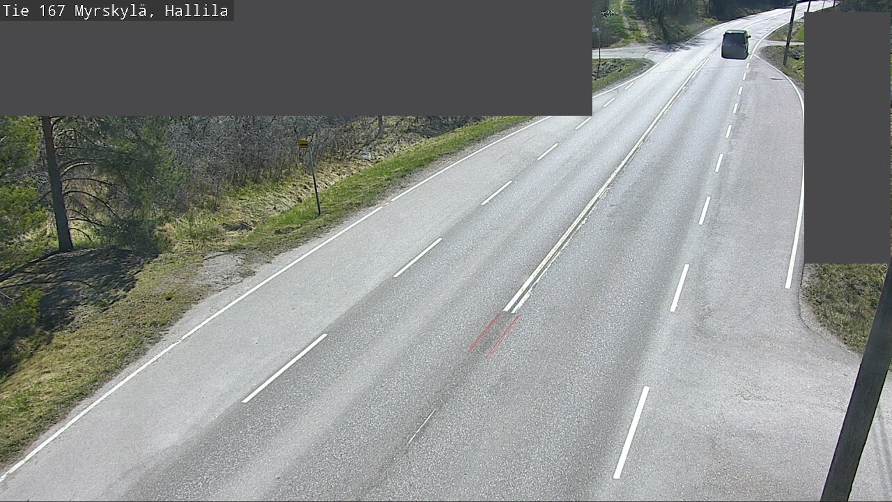Weather Camera Image Väg 167 Myrskylä, Hallila, Myrskylä, Uusimaa