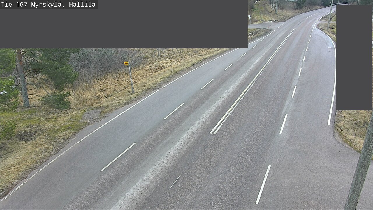 Weather Camera Image Road 167 Myrskylä, Hallila, Myrskylä, Uusimaa