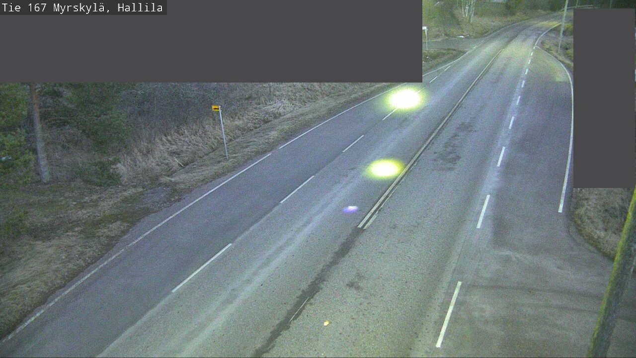 Weather Camera Image Väg 167 Myrskylä, Hallila, Myrskylä, Uusimaa