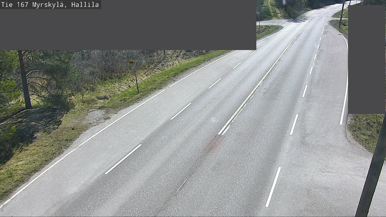 Weather Camera Image Väg 167 Myrskylä, Hallila, Myrskylä, Uusimaa