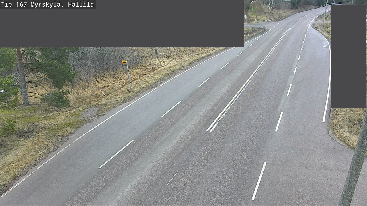 Weather Camera Image Road 167 Myrskylä, Hallila, Myrskylä, Uusimaa