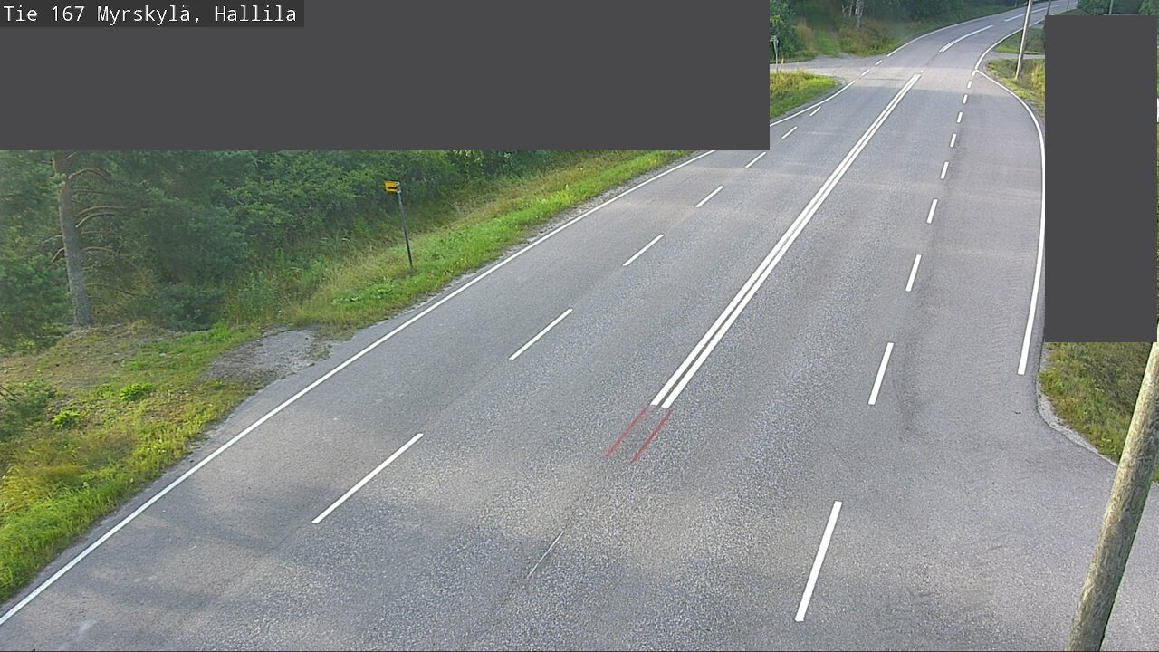 Weather Camera Image Road 167 Myrskylä, Hallila, Myrskylä, Uusimaa