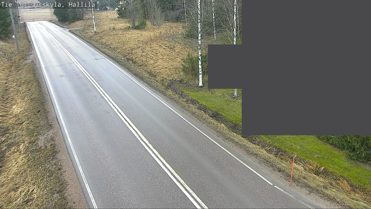 Weather Camera Image Road 167 Myrskylä, Hallila, Myrskylä, Uusimaa