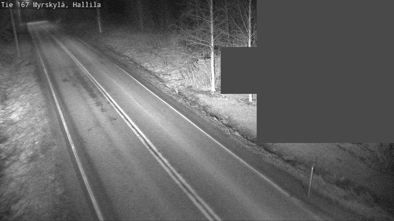 Weather Camera Image Väg 167 Myrskylä, Hallila, Myrskylä, Uusimaa