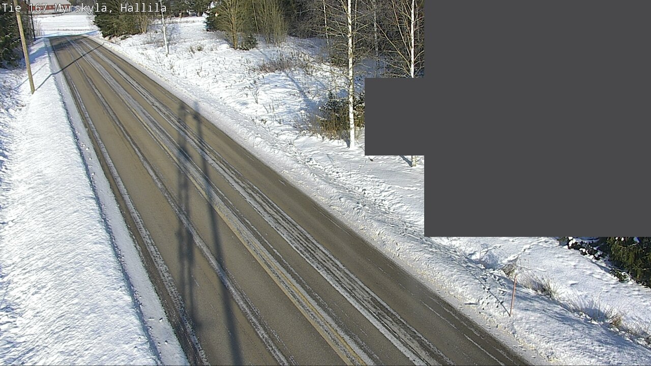 Weather Camera Image Road 167 Myrskylä, Hallila, Myrskylä, Uusimaa