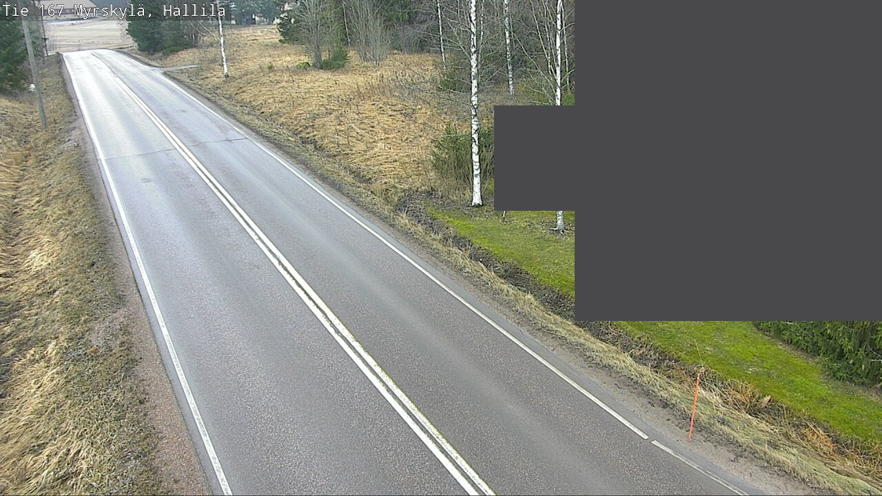 Weather Camera Image Road 167 Myrskylä, Hallila, Myrskylä, Uusimaa