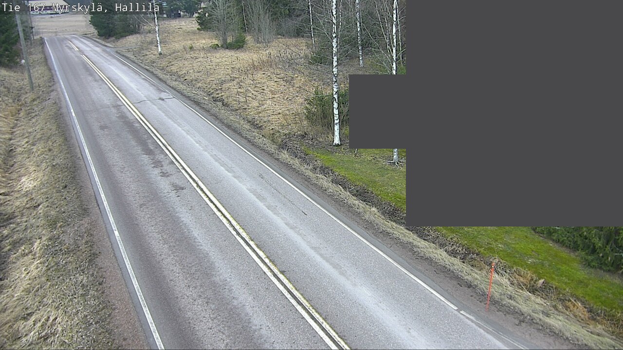 Weather Camera Image Road 167 Myrskylä, Hallila, Myrskylä, Uusimaa