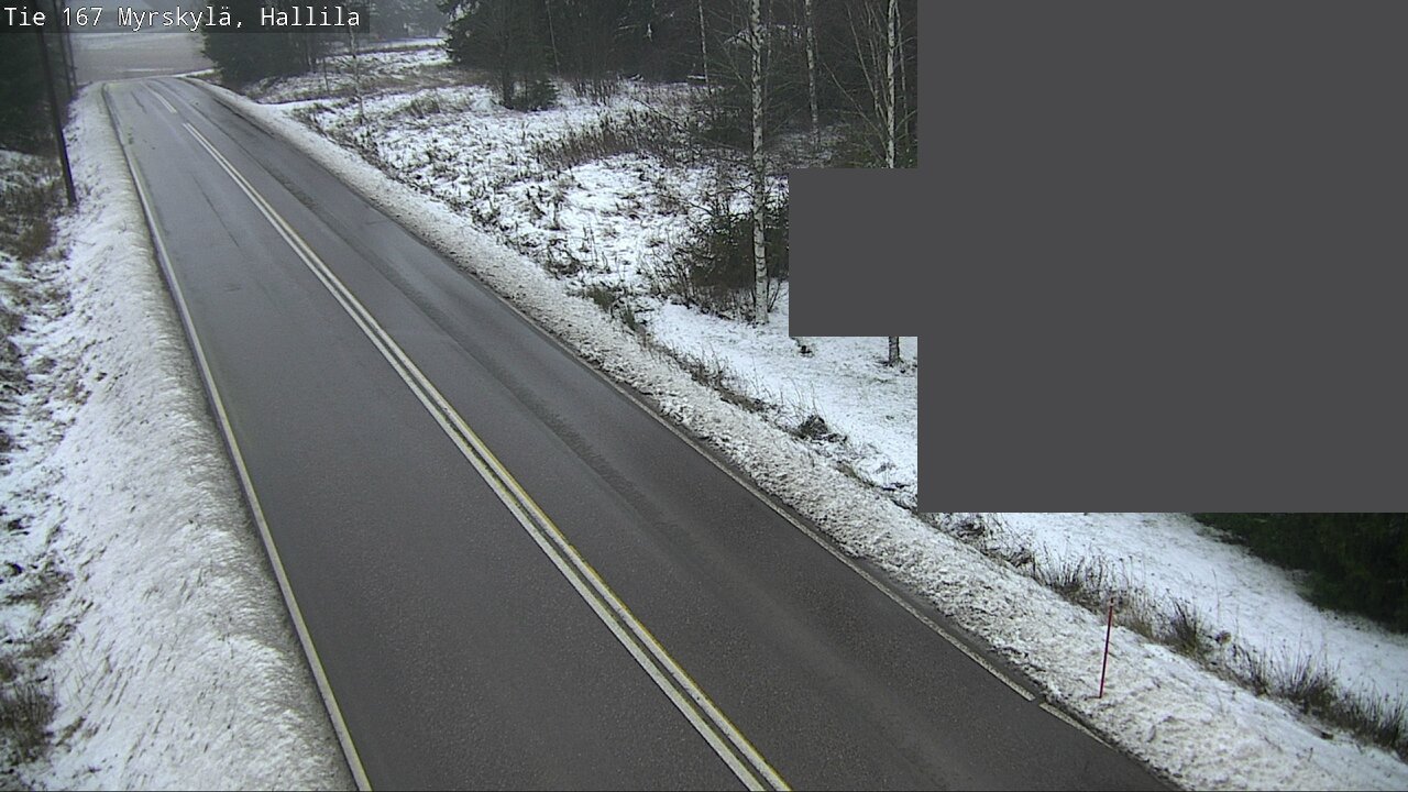 Weather Camera Image Road 167 Myrskylä, Hallila, Myrskylä, Uusimaa