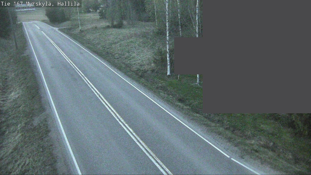 Weather Camera Image Road 167 Myrskylä, Hallila, Myrskylä, Uusimaa