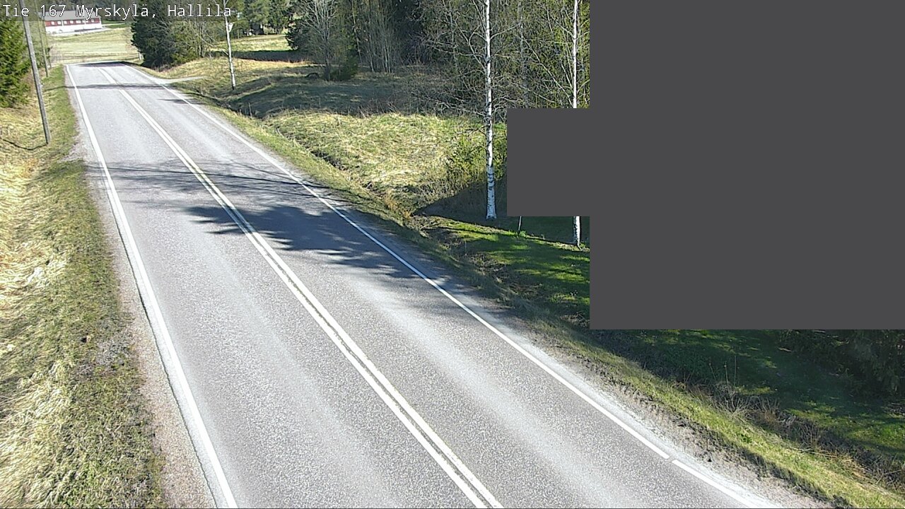 Weather Camera Image Väg 167 Myrskylä, Hallila, Myrskylä, Uusimaa
