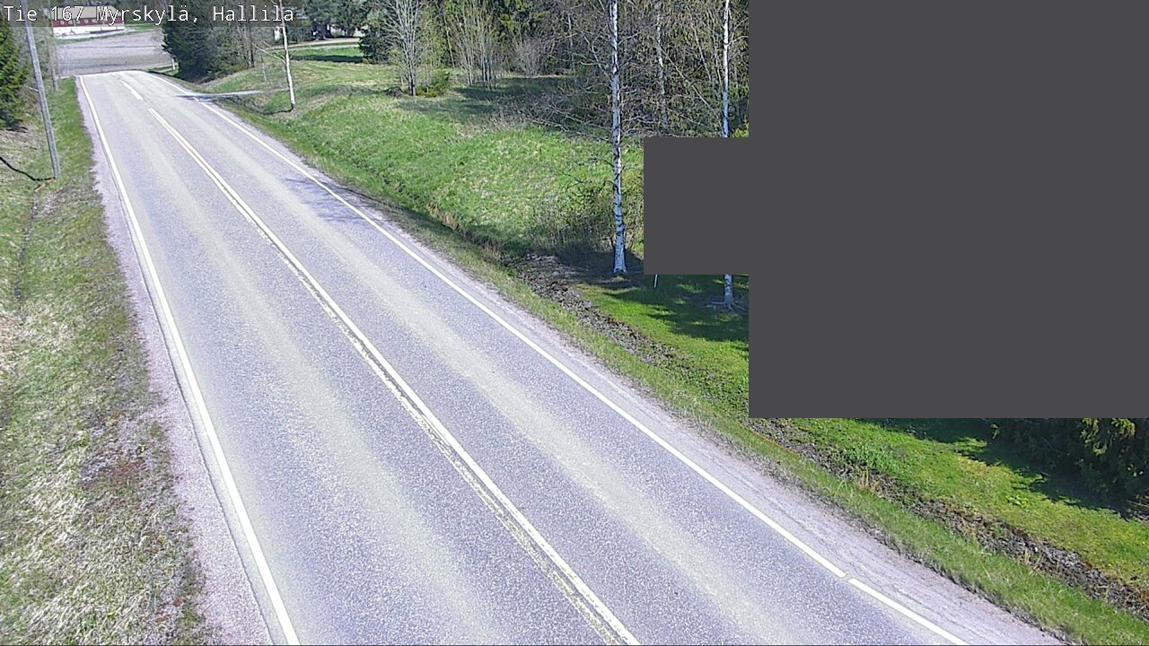 Weather Camera Image Road 167 Myrskylä, Hallila, Myrskylä, Uusimaa