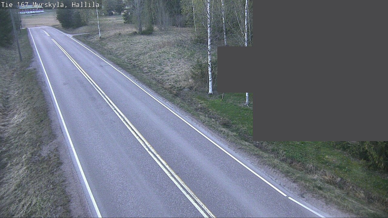 Weather Camera Image Road 167 Myrskylä, Hallila, Myrskylä, Uusimaa