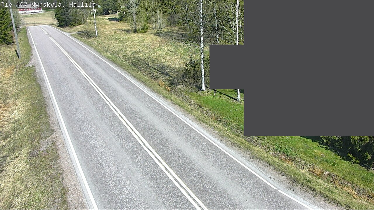 Weather Camera Image Väg 167 Myrskylä, Hallila, Myrskylä, Uusimaa